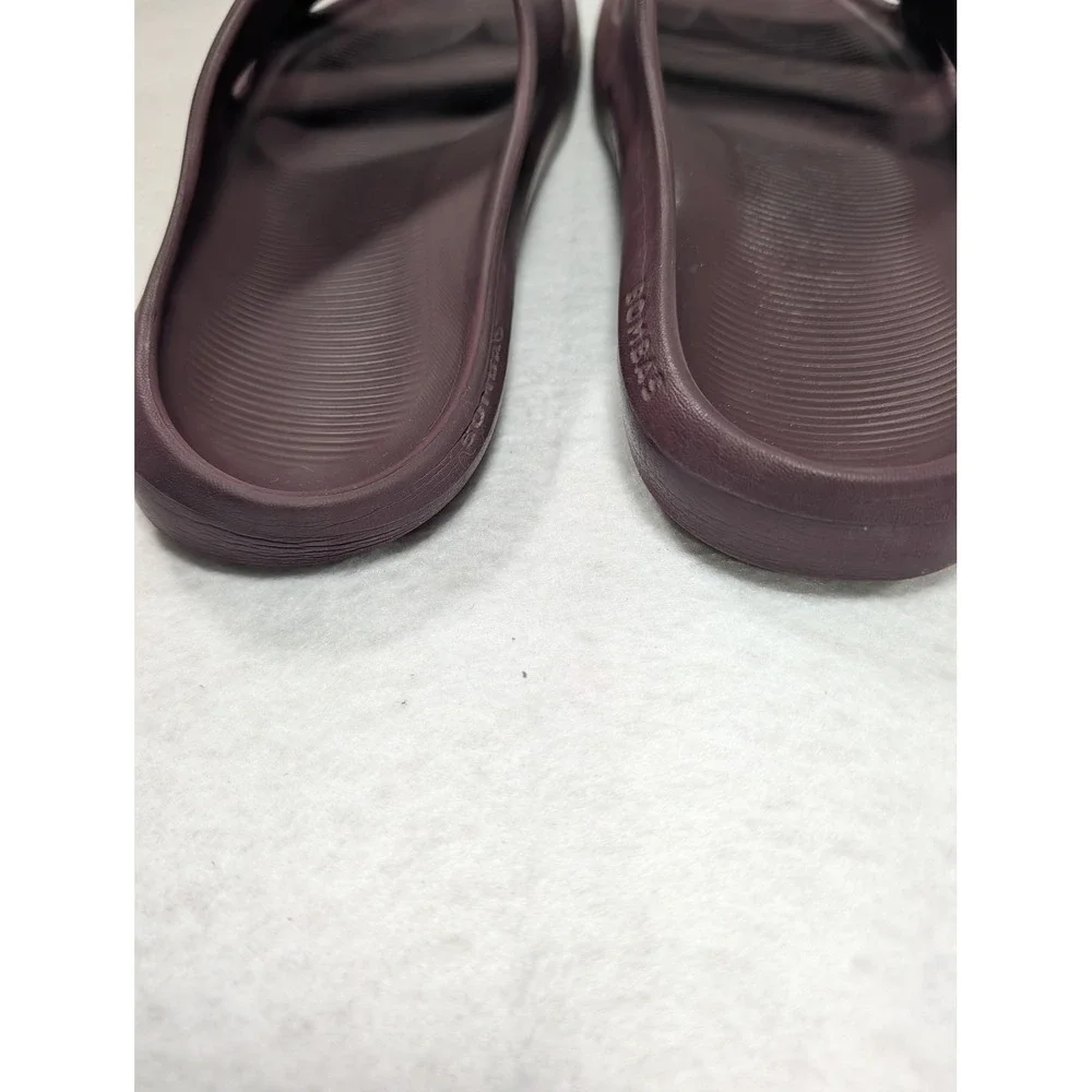 Bombas Friday Slides Mens 12 Plum Burgundy Two Strap Foam Sandals Comfort Shoes
